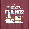 Women's - SpongeBob SquarePants - Frosty Friends Lightweight French Terry Wide Neck Long Sleeve Shirt - 2 of 4