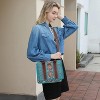 4Pcs Purse Handbag for Women,Vintage Work Shoulder Bag Lightweight,Boho Tote Bag for Daily-Green - 2 of 4