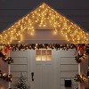 300ct High Density Christmas Icicle Lights Clear with White Wire - Wondershop™: Indoor/Outdoor, Incandescent - 2 of 4