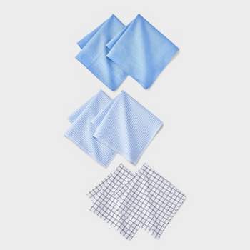 White Cotton Soft Finish Handkerchiefs Size: 16 x 16