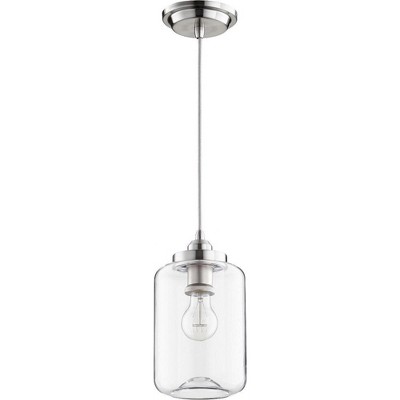 Quorum Lighting 1 - Light Pendant in  Satin Nickel