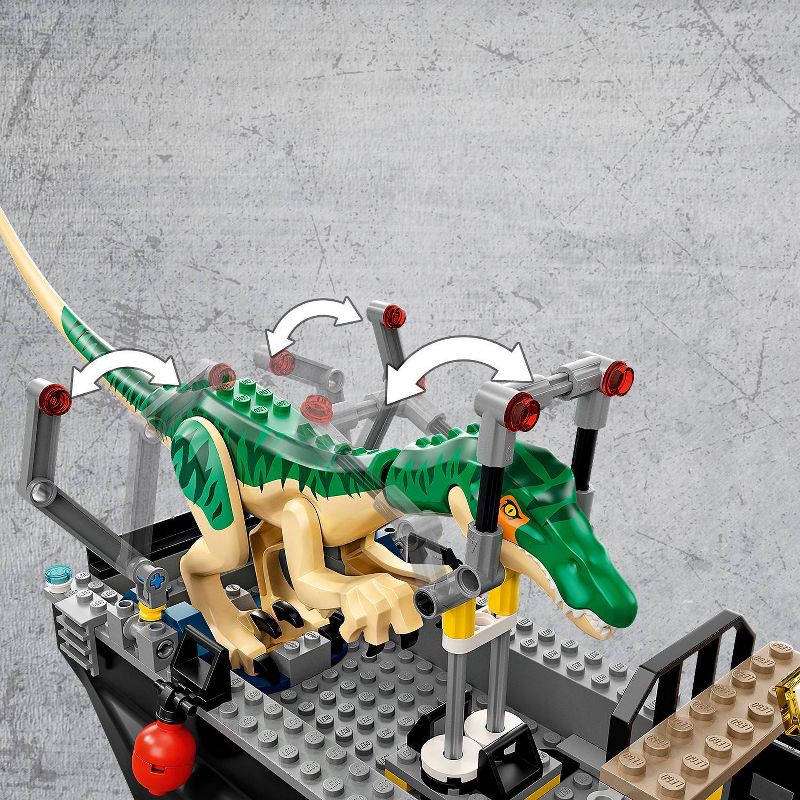 LEGO Jurassic World Baryonyx Dinosaur Boat Escape 76942 Building Kit, 6 of 11