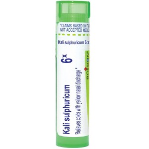 Kali Sulphuricum 6X by Boiron Homeopathic Single Medicine For Cough, Cold & Flu  -  80 Pellet - 1 of 3