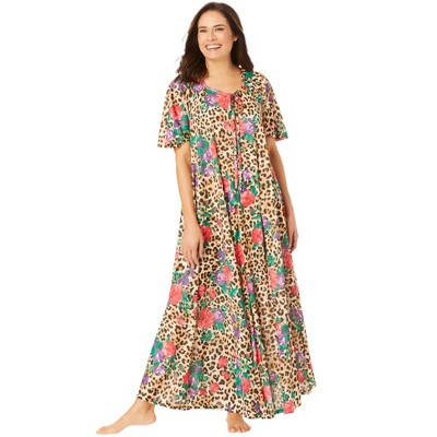 Only Necessities Plus Size Sweeping Printed Lounger