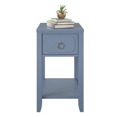 Light blue side store table