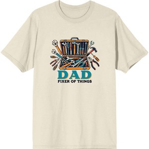 Dad Fixer Of Things
 Adult Crew Neck Short Sleeve Tee - 1 of 2