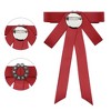INSPIRE CHIC Women's Elegant Pre-tied Rhinestone Fashion Bow Ties - 3 of 4