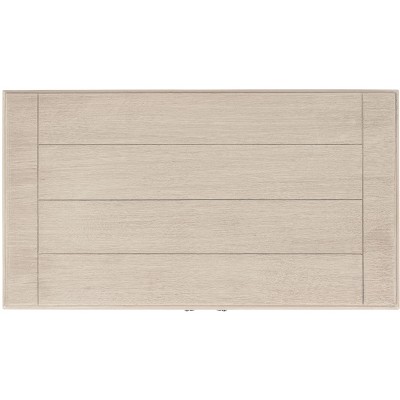 Greige Wood and Metal 3-Drawer Console Table with Storage