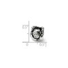 Black Bow Jewelry Sterling Silver World in Hands Bead Charm - 4 of 4