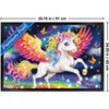 Trends International Kayomi Harai - Pegasus Rainbow Flight Framed Wall Poster Prints - 3 of 4