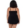 Trimshaper Women's Hank Handkerchief Plus Floral Tankini Swimsuit Top - 3 of 3