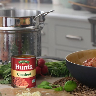 Hunt's 100% Natural Crushed Tomatoes - 28oz, 3 of 5