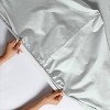 Perfect Fit Cotton Solid Deep Pocket Fitted Sheet by Blue Nile Mills - 4 of 4