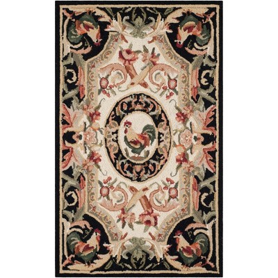 Chelsea Hk78 Hand Hooked Accent Rug - Ivory/ivory - 2'6x4