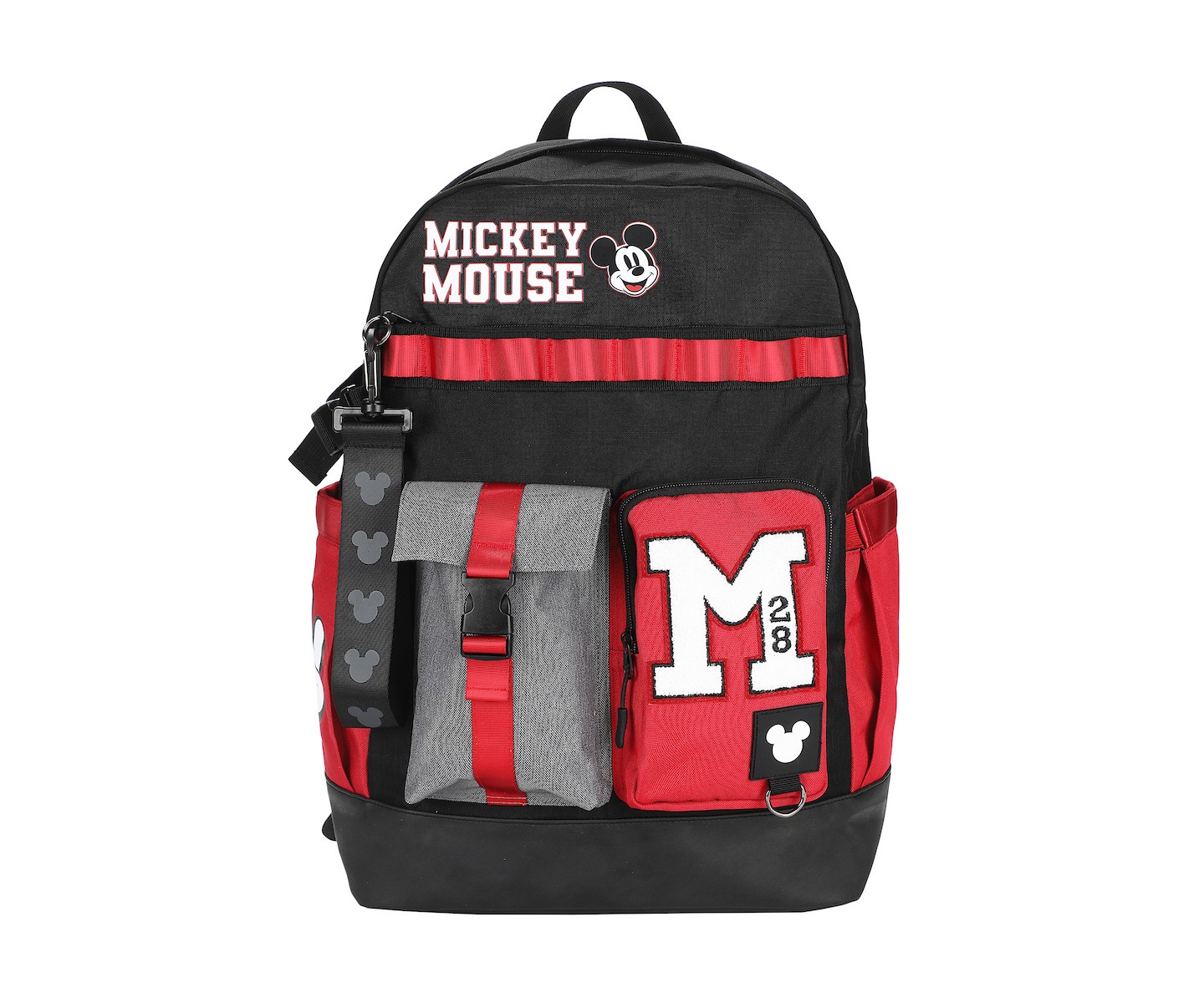 Рюкзак Disney Mickey Mouse M 18.5" Adult Black & Red, цвет: Чёрный — фото 1