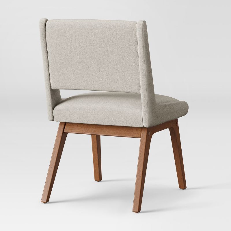 Holmdel Mid-Century Dining Chair Beige - Threshold&#8482;, 4 of 6