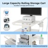 Mojgar Mobile Ultrasound Trolley Cart Portable Ultrasound Imaging Scanner Vehicle Medical Beauty Storage Cart 110LBS Load with 4 Wheels - 2 of 4