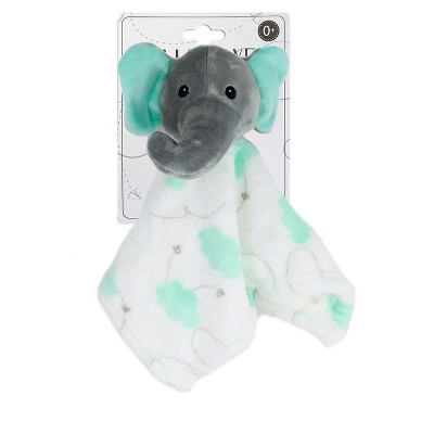 Elle & Jaye Security Blanket Mint Cloud Elephant Lovey