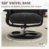 Ergonomic Recliner Chair Accent Chair 360° Swivel Lounge Chair Massage Chair with Footstool, Seat Heating & 140° Adjustable Backrest - ModernLuxe - 4 of 4