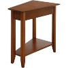 HomeStock Round Accent End Table with Lower Shelf, Curved Legs and Smooth Finish Ideal for Living Room or Bedroom Corners - 4 of 4