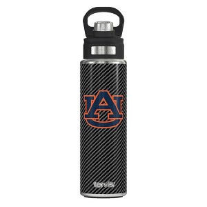 NCAA Auburn Tigers Carbon Fiber Wide Mouth Water Bottle - 24oz - 1 of 3
