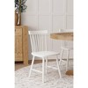 Alpine Furniture Lyra Dining Chair, 18 x 34 x 19.5, White - 3 of 3