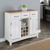 Wood Top Sideboard Buffet Servers - Home Styles - 2 of 4