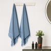 Unique Bargains Luxury 100% Cotton Quick Dry Highly Absorbent Bath Towel 2 Packs - 4 of 4