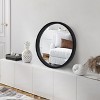 Americanflat - 20x20 Framed Black Round Mirror - Circle Mirror for Bathroom, Bedroom, Entryway, Living Room - image 3 of 4