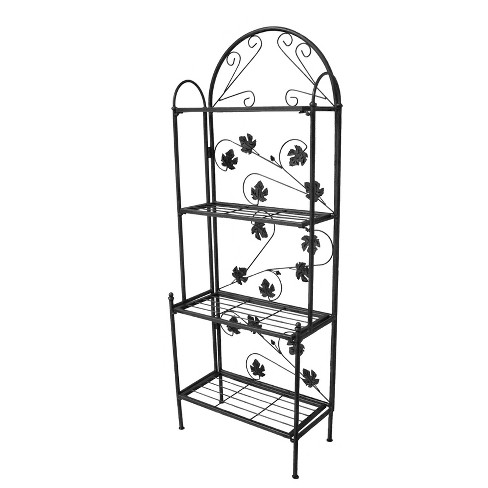 Metal bakers 2024 rack for plants