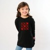 The Juniper Shop Tic Tac Heart Toddler Long Sleeve Tee - image 2 of 3