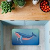 Stupell Industries Coastal Whale with Bubbles Printed Anti-Fatigue Floor Mat, design by Darlene Seale, 30"x18" - 3 of 4