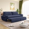 AENKYO 73.2" Oversized Convertible Loveseat Sleeper Sofa Bed Queen Size Pull Out Sofabed Sofacama,Cloud Cushion Velvet Upholstered Pullout Sofa Couch - 2 of 4