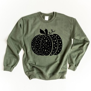 Simply Sage Market Heart Pumpkin Sweatshirt - 1 of 4