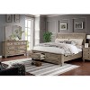 2pc California King Earl Bed and Dresser Set Gray - HOMES: Inside + Out: Transitional Style, Platform Frame, No Box Spring Needed - 4 of 4