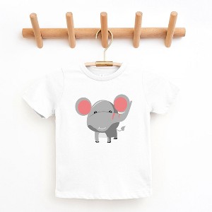 The Juniper Shop Elephant Colorful Toddler Short Sleeve Tee - 1 of 2