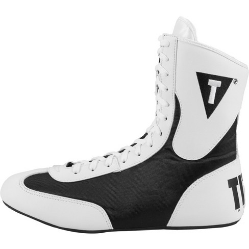 Black and white boxing hot sale shoes