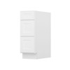 HOMLUX Easy-DIY 24 in D x 34.5 in H in Shaker White Ready to Assemble Drawer Base Kitchen Cabinet With 3-Drawers - 2 of 4
