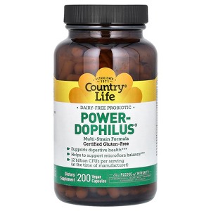 Country Life Power-Dophilus, 200 Vegan Capsules - 1 of 2