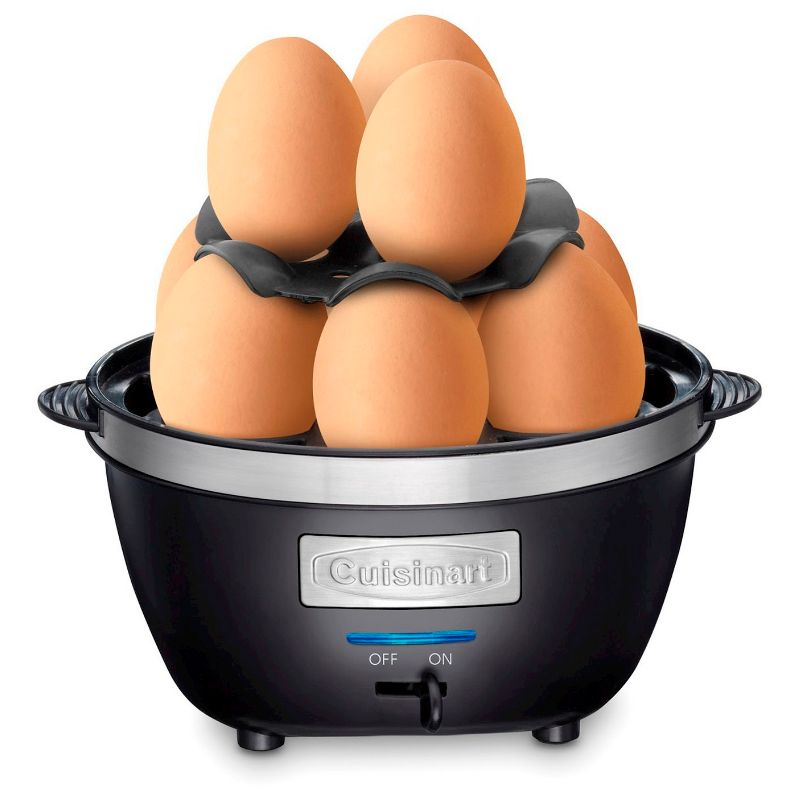 Cuisinart Egg Central - Black w/ Brushed Stainless Steel Lid - CEC-10, 3 of 7