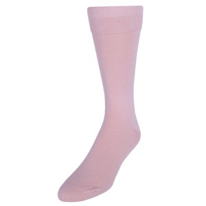 Vannucci Men's Solid FashionColored Soft Mercerized Cotton Dress Sock - 1 of 3