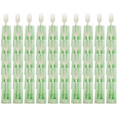 Jaya 6.5" Fork Individually Wrapped White - Pack of 50