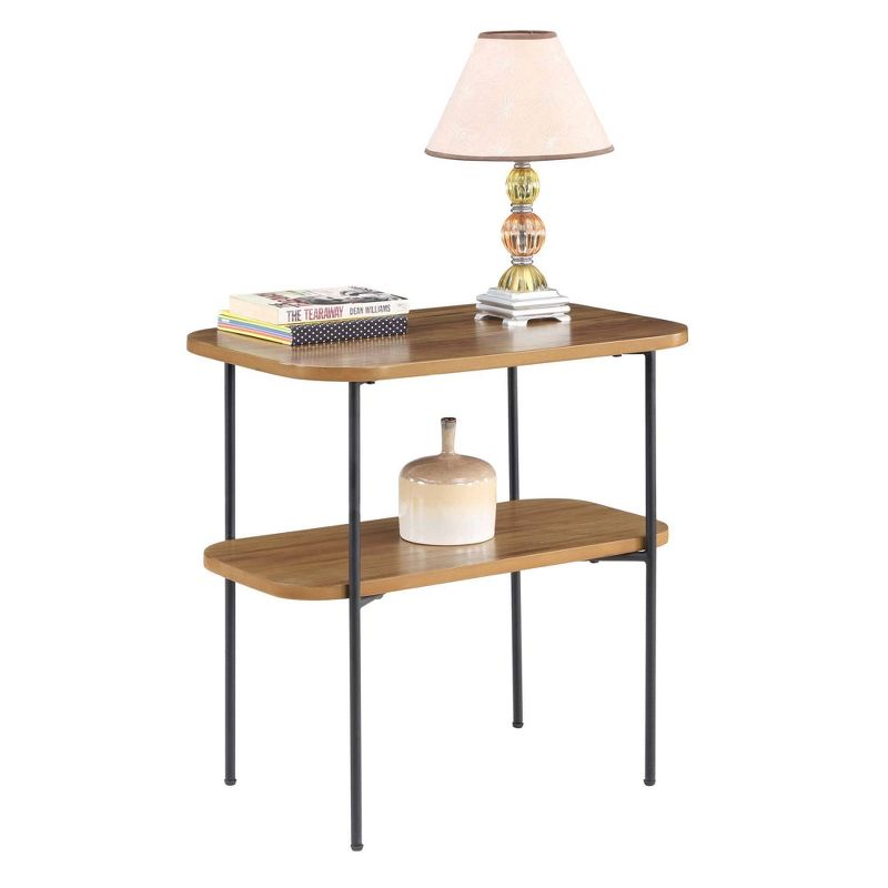 Lunar Chairside End Table with Shelf - Breighton Home, 3 of 7