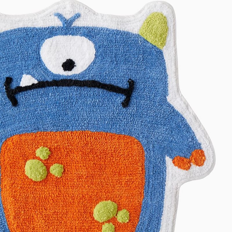 SKL Home Saturday Knight Ltd Monsters Design Creature Shaped Bright Colores With High/Low Tufting Rug - 27x27", Multi, 5 of 7