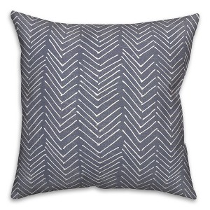 Creative Products Scribble Chevron 1 16 x 16 Indoor / Outdoor Pillow - 1 of 4