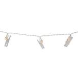 Northlight 15-Count Clothes Pin Photo Holding LED Patio String Lights - Warm White