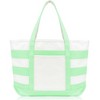 Dalix 23" Premium Striped Tote Bag - 2 of 4