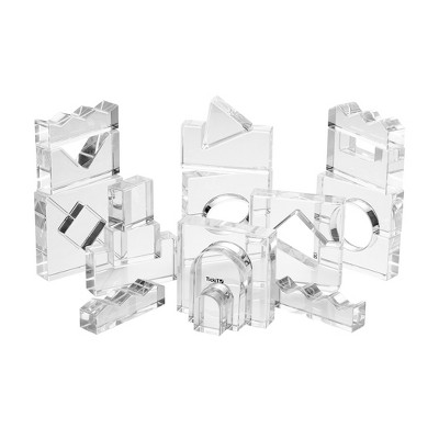 TickiT Crystal Acrylic Block Set, Set of 25