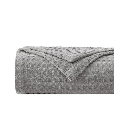Southshore Fine Living 100% Cotton Combed Cotton breathable Luxurious waffle throw blanket