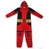 Deadpool Superhero Costume Unisex Hooded Union Suit - 4 of 4